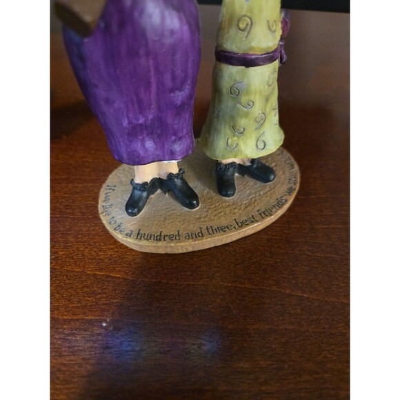 Sandy Gervais Statue If We Live to Be a Hundred & 3 Best Friends We Will Be - Picture 4 of 4